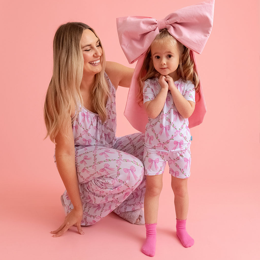 Disney Marie Bows Classic Pajama Short Set
