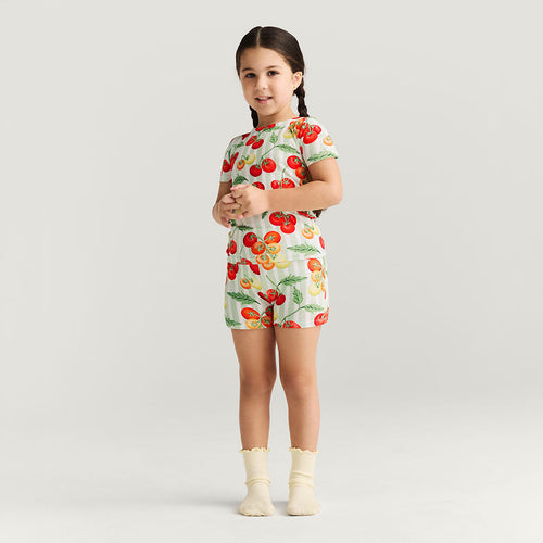 Cherry Tomatoes Classic Pajama Short Set