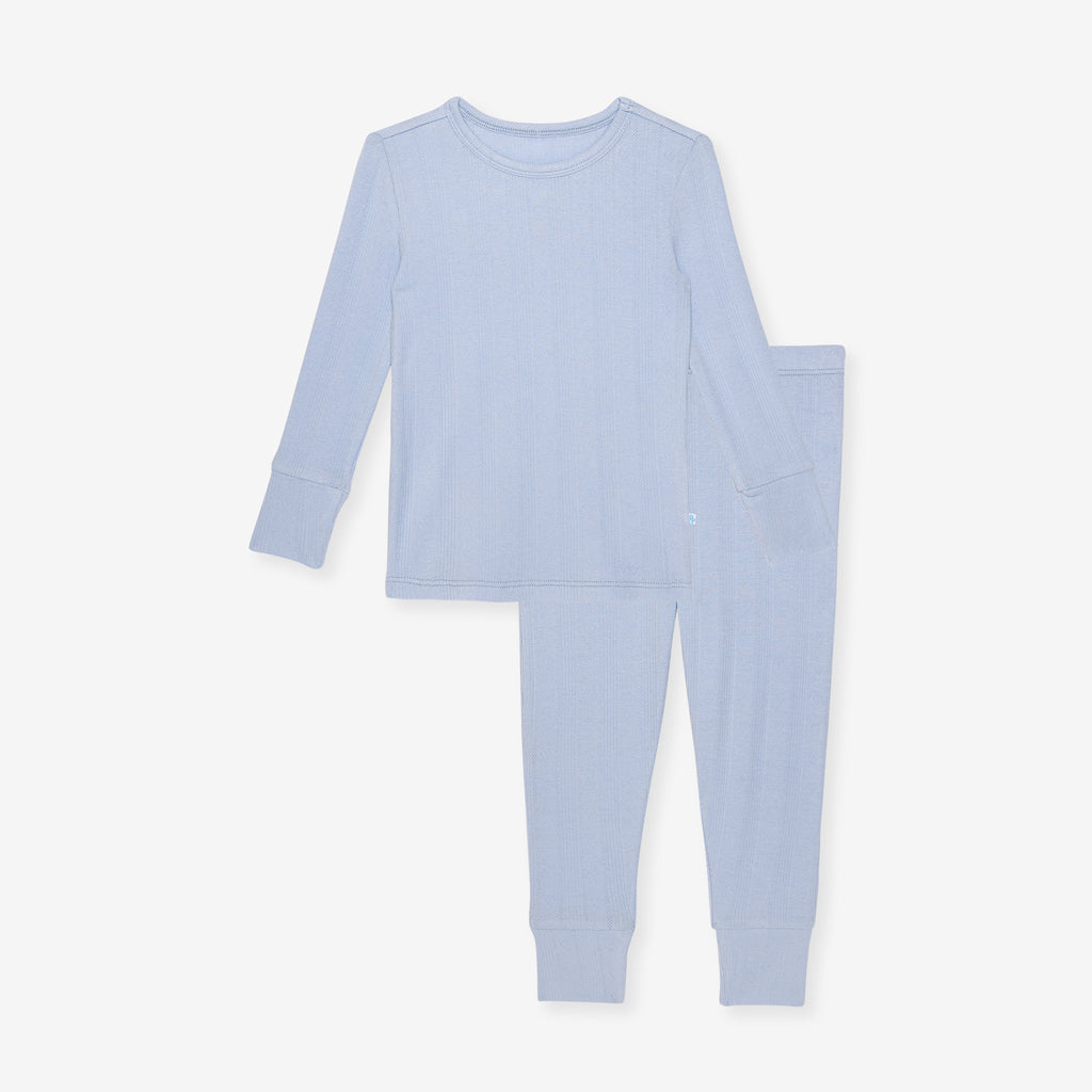 Periwinkle Pointelle Pajama Set