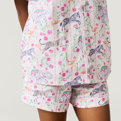 Lyra Twill Pajama Short Set