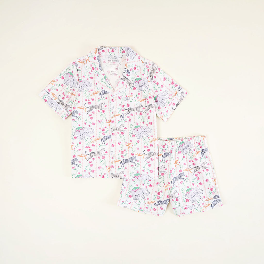 Lyra Twill Pajama Short Set
