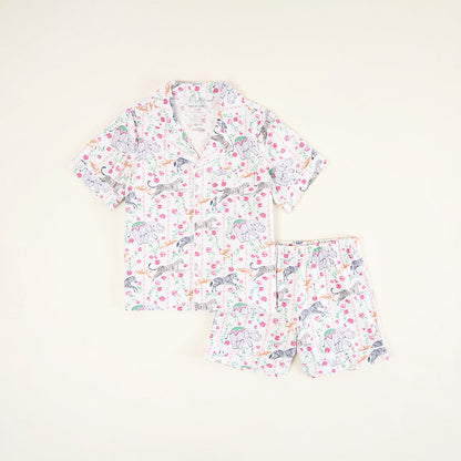 Lyra Twill Pajama Short Set