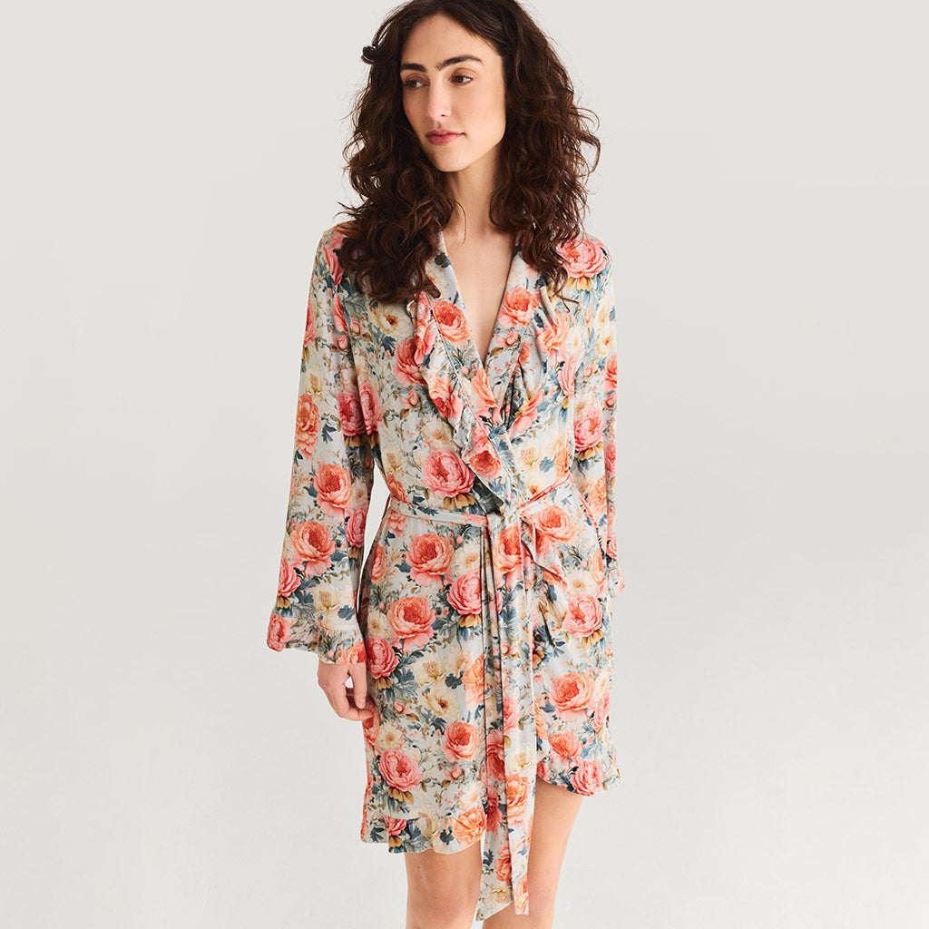 Mary Lou Women's Ruffled Luxe Robe