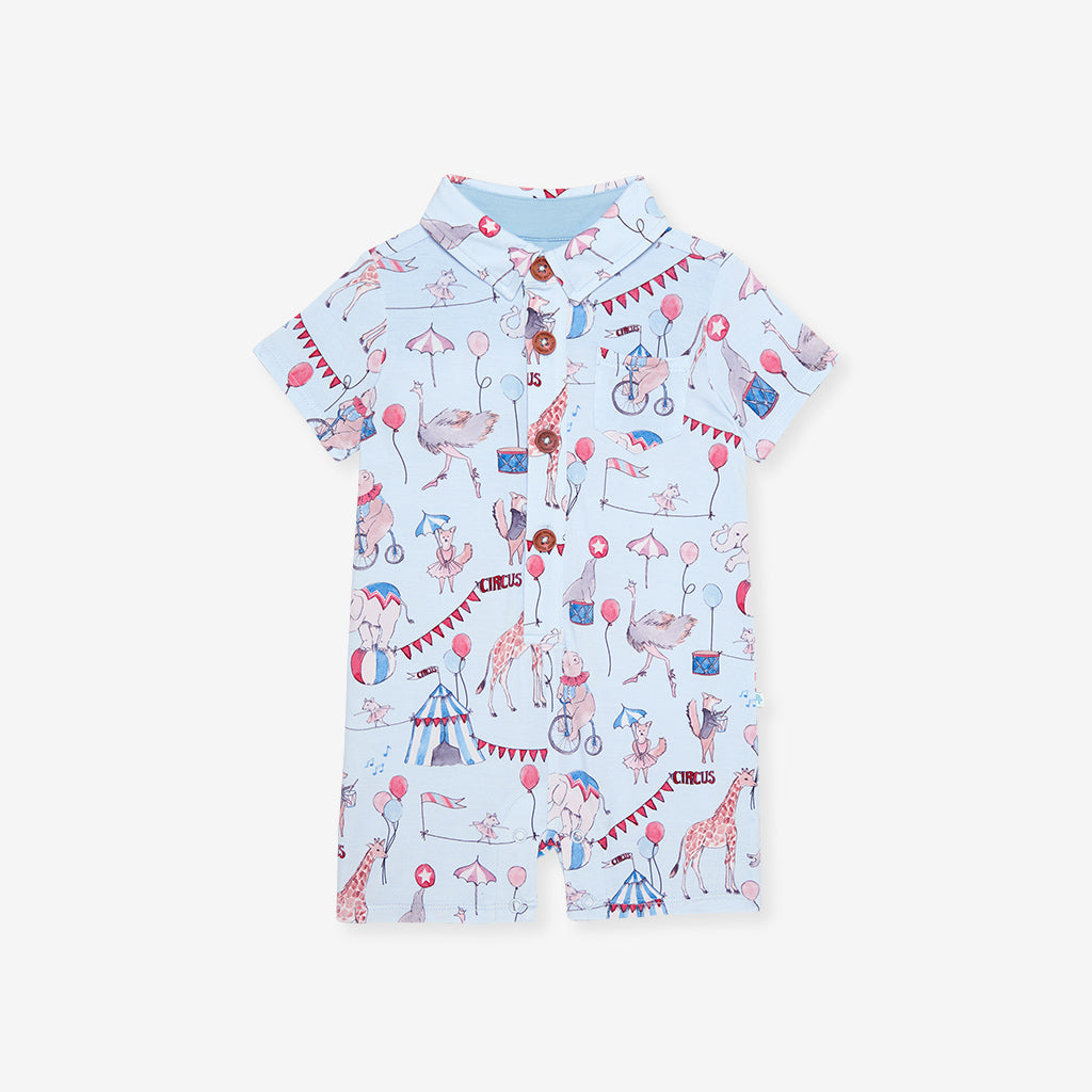 Cirque Royal Collared Henley Shortall