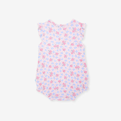 Laney Pointelle Ruffled Bubble Romper