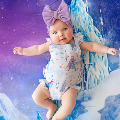 Disney Elsa & Anna Ruffled Strap Bubble Romper