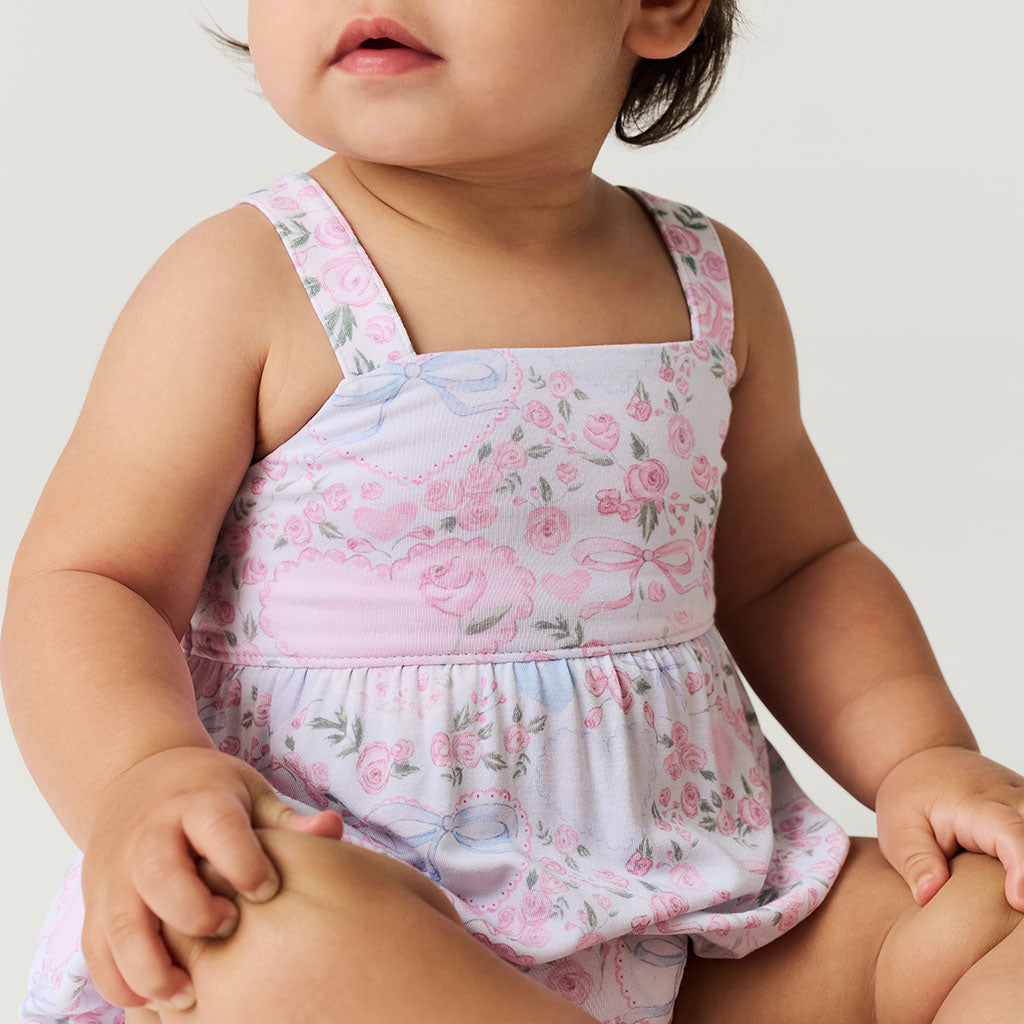 Josephine Tie Back Bubble Romper