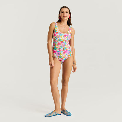 Margie Women's Reversible One Piece Swimsuit