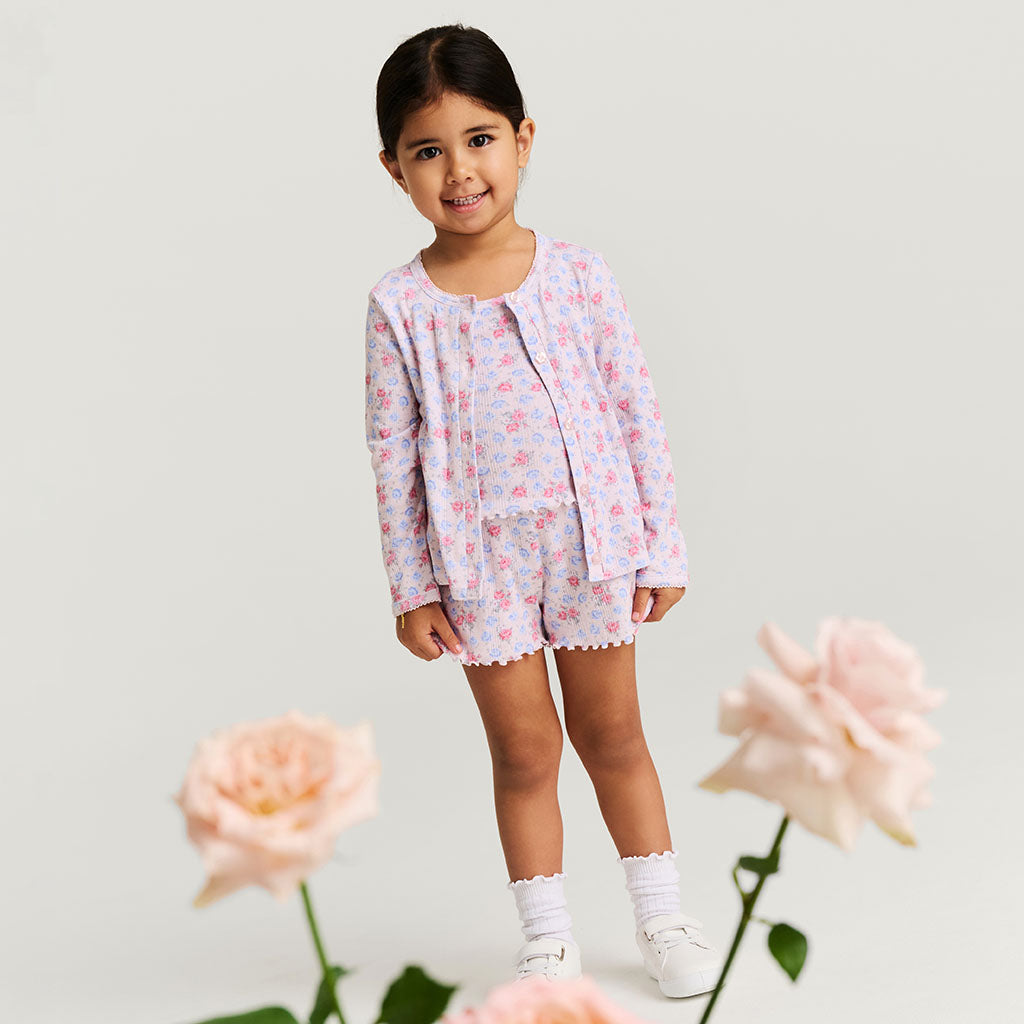 Laney Pointelle Cardigan