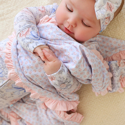 Agatha & Agatha Ditsy Ruffled Luxette Patoo® Blanket