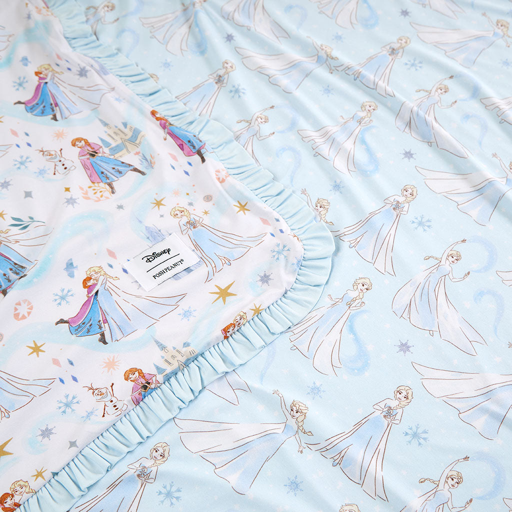Disney Elsa & Anna & Let It Go Ruffled Luxette Patoo® Blanket