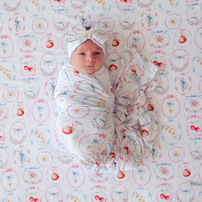 Caroline Picot Swaddle Headband Set