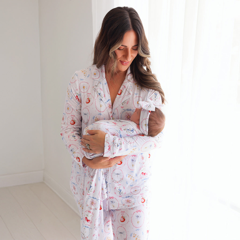 Caroline Picot Swaddle Headband Set