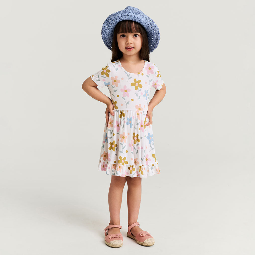 Daisy Ruffled Twirl Dress