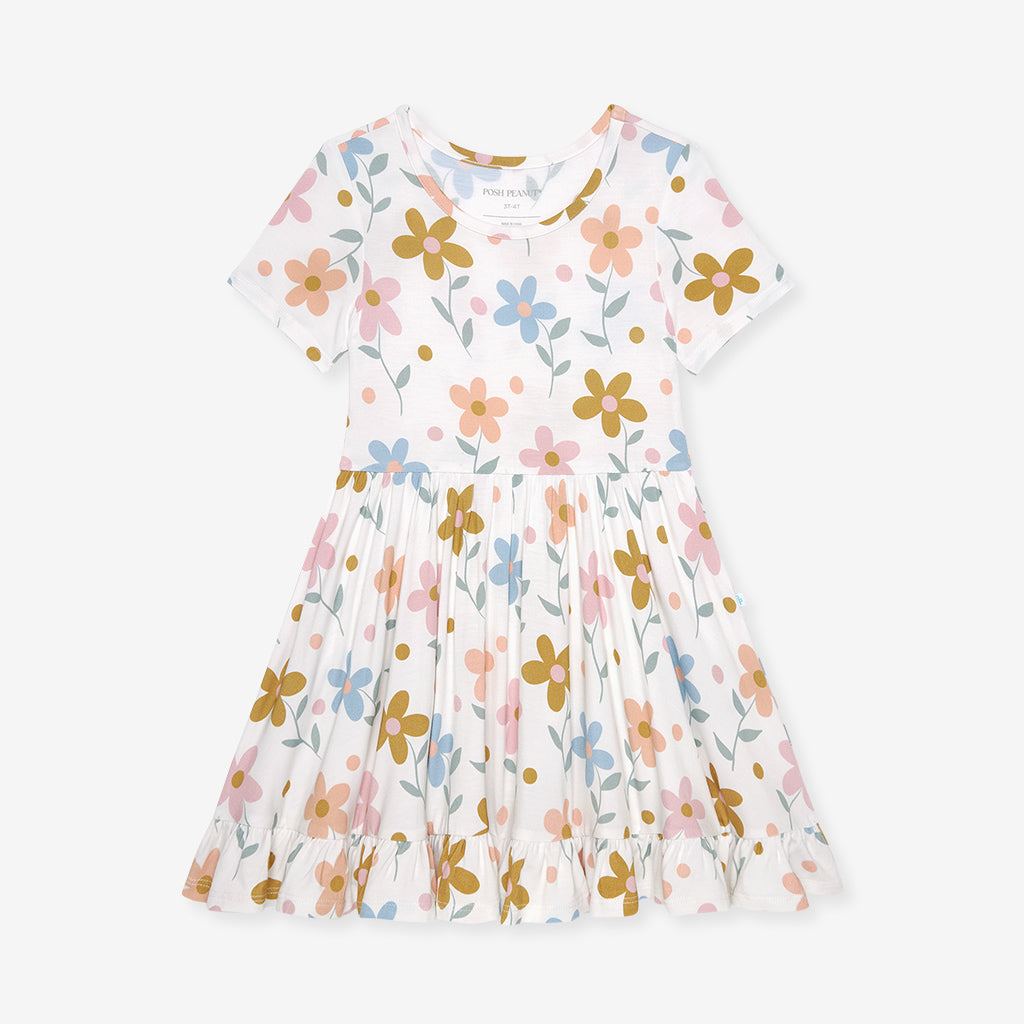 Daisy Ruffled Twirl Dress