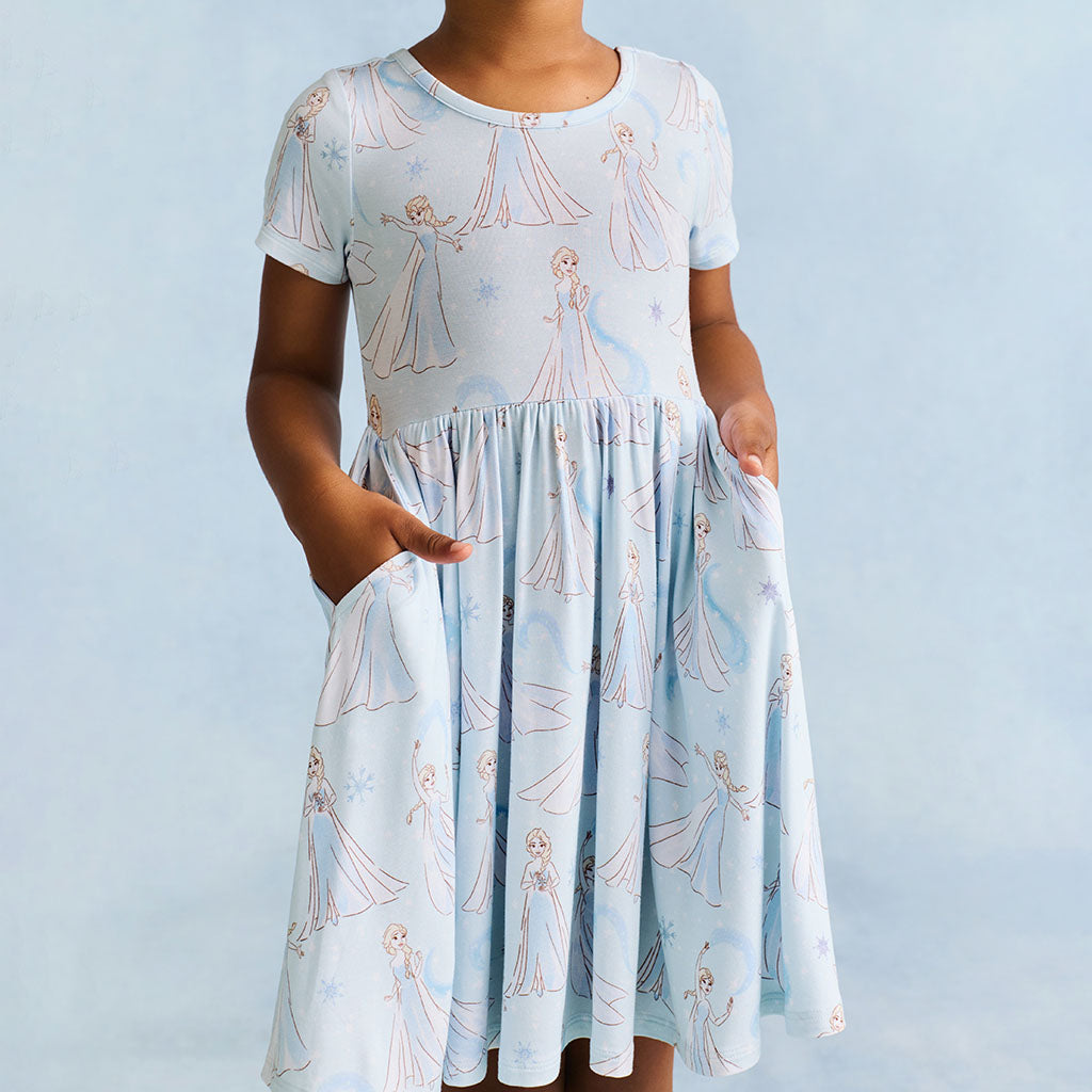 Disney Let It Go Criss-Cross Twirl Dress