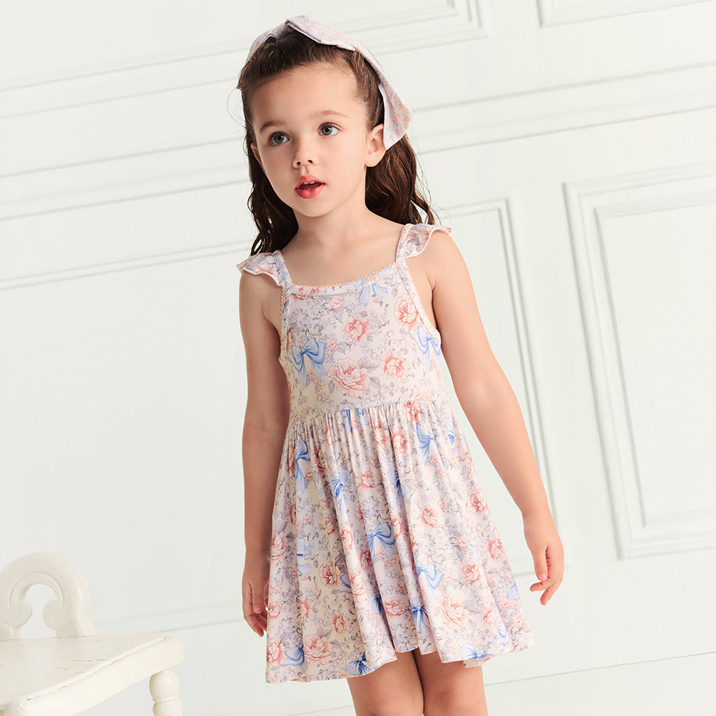 Agatha Ruffled Picot Twirl Dress