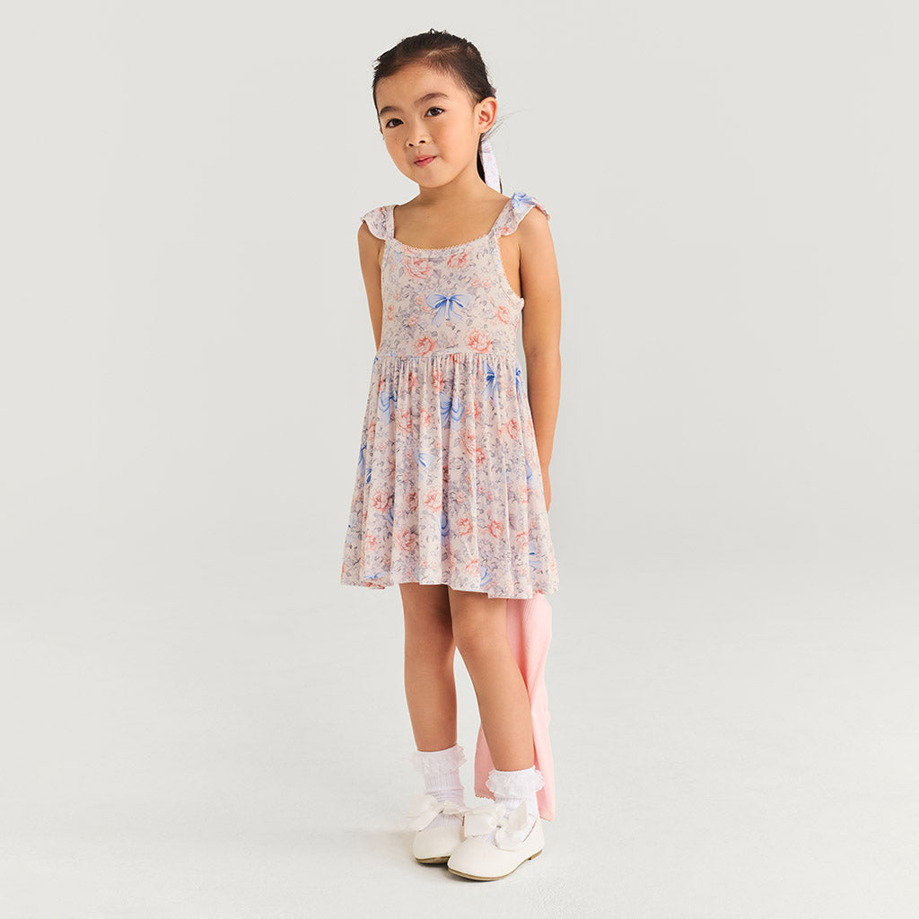 Agatha Ruffled Picot Twirl Dress