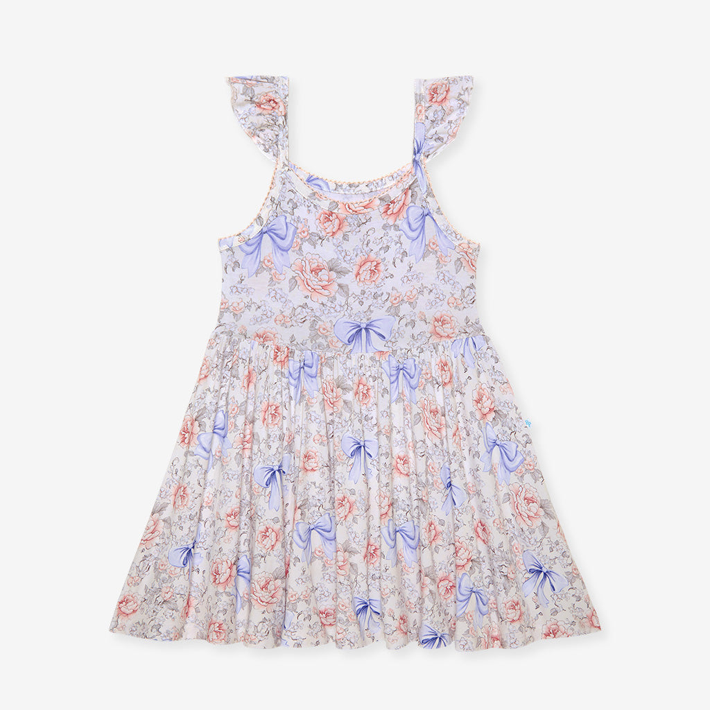 Agatha Ruffled Picot Twirl Dress