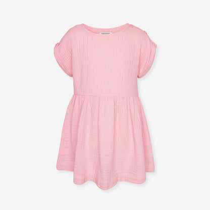 Happy Pink Cotton Crinkle Dress