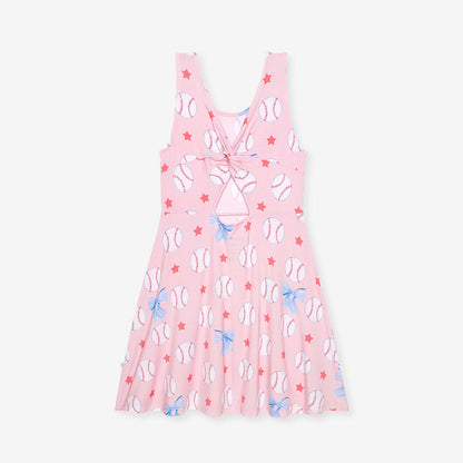 Gina Twist Back Skater Dress