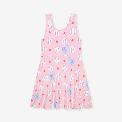 Gina Twist Back Skater Dress