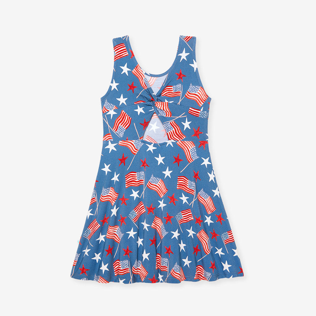 Sam Twist Back Skater Dress