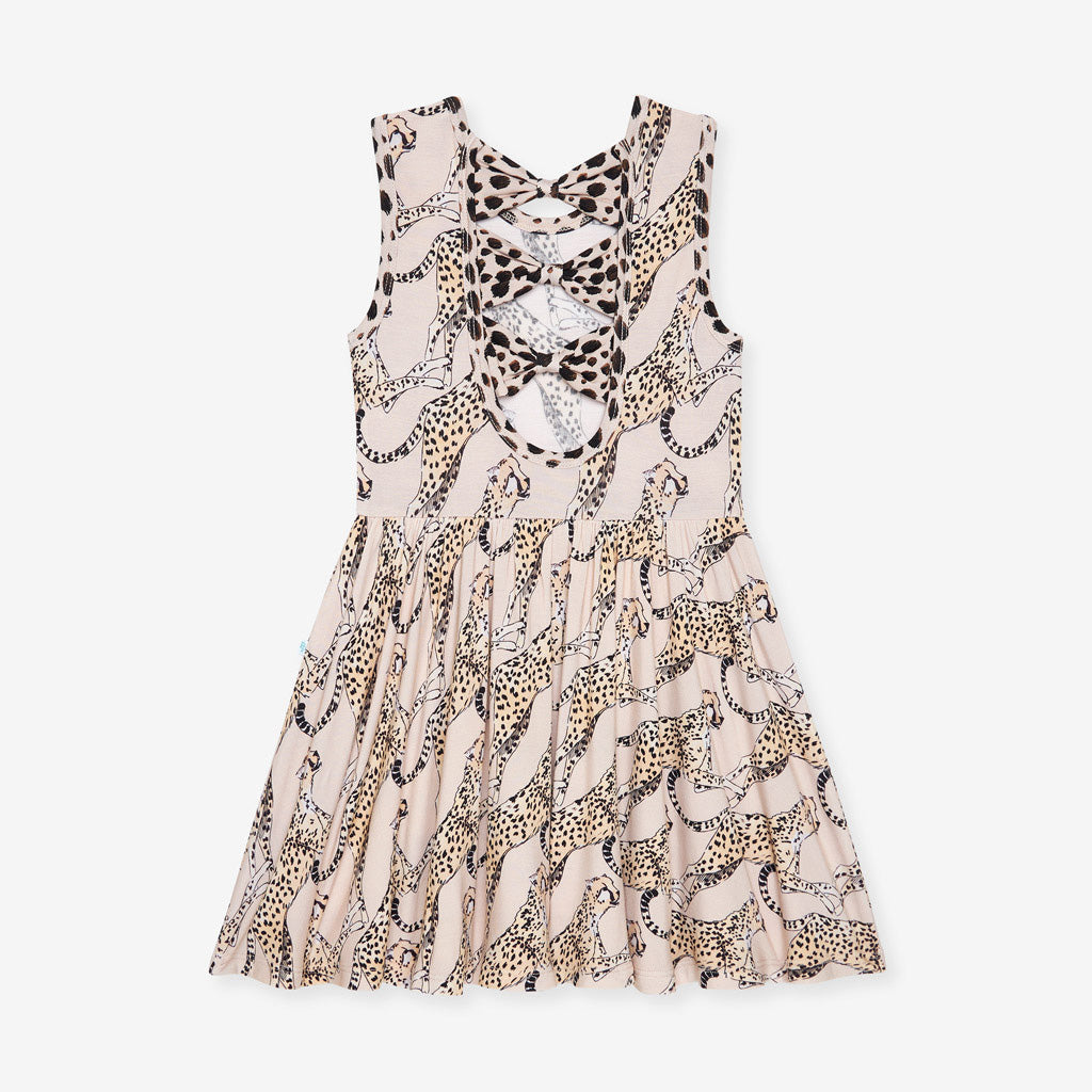 Lucinda Bow Back Twirl Dress