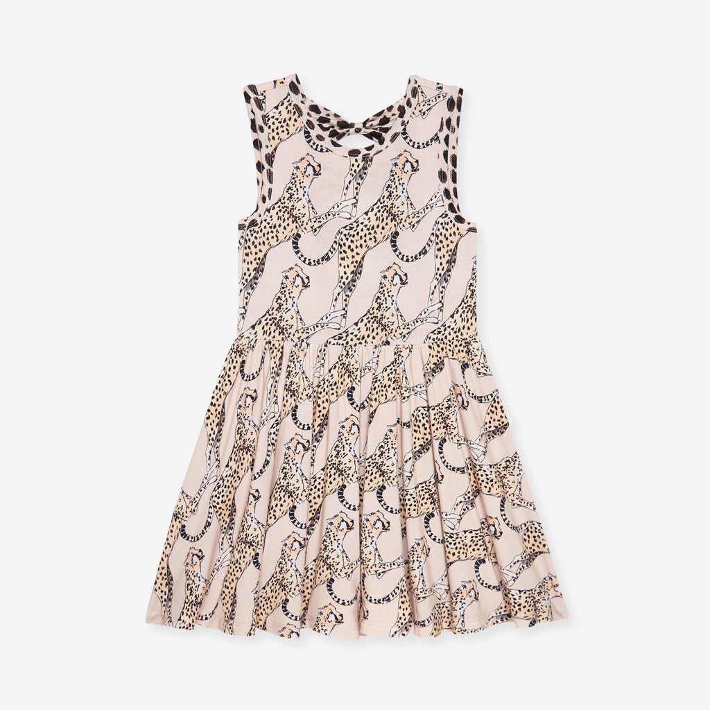 Lucinda Bow Back Twirl Dress