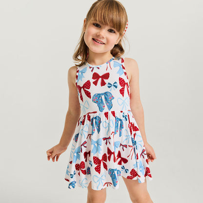 Martha Bow Back Twirl Dress