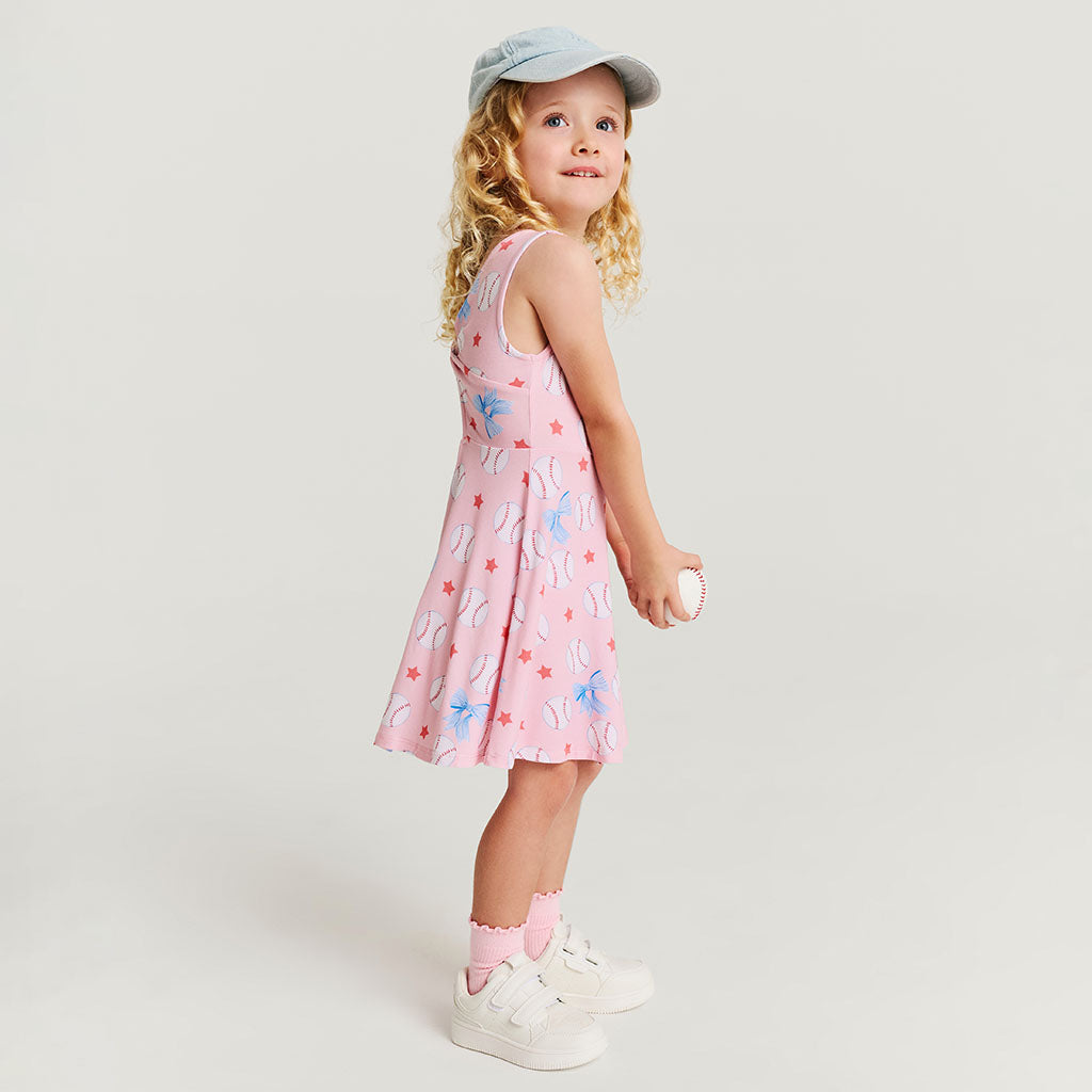 Gina Twist Back Skater Dress