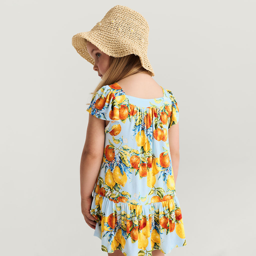 Lucia Square Neck Tiered Dress