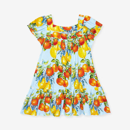 Lucia Square Neck Tiered Dress