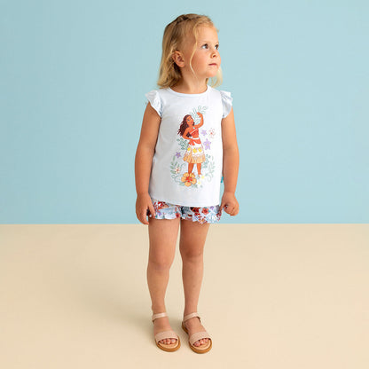 Disney Moana Wayfinder Ruffled Graphic Tee