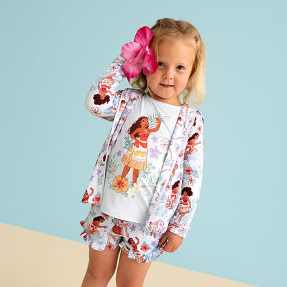 Disney Moana Wayfinder Ruffled Graphic Tee