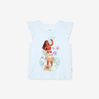 Disney Moana Wayfinder Ruffled Graphic Tee