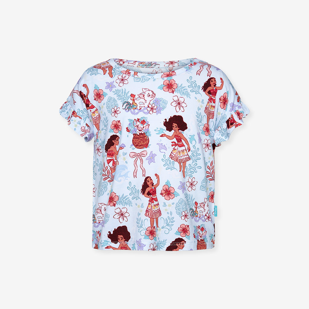 Disney Moana & Pua Ruffled Boxy Tee