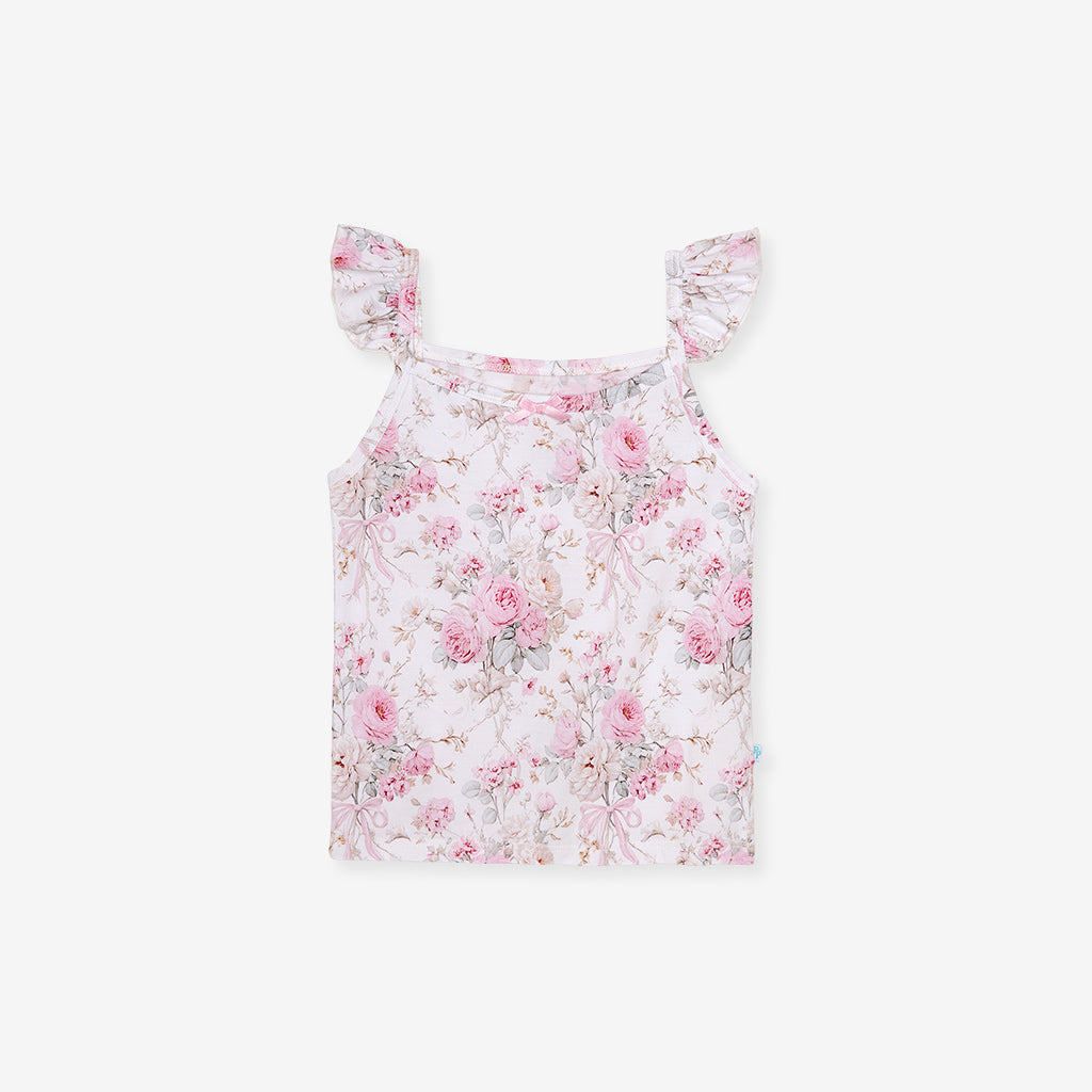 Roberta Girls' Flutter Strap Bow Cami