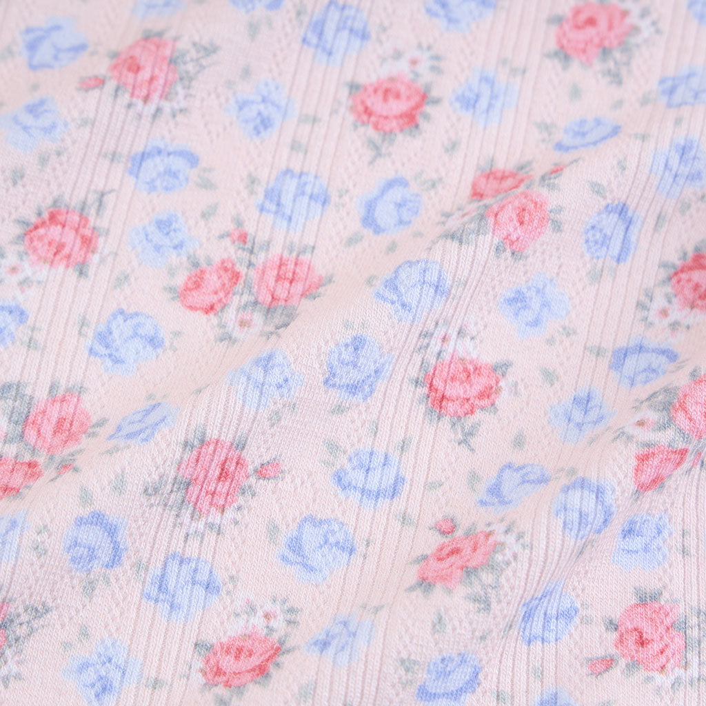 Laney Pointelle Ruffled Bubble Romper