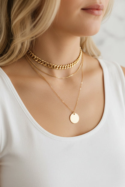 Quinta Necklace - Gold