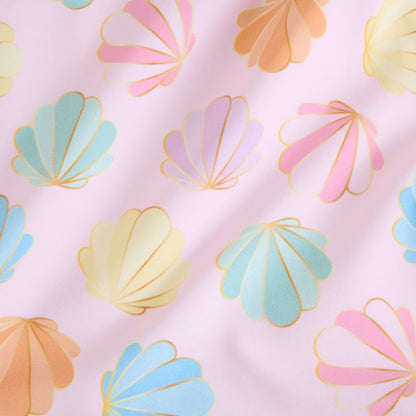Shelly Pink Flutter Sleeve One Piece Swimsuit