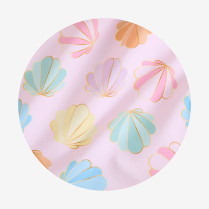 Shelly Pink Flutter Sleeve One Piece Swimsuit