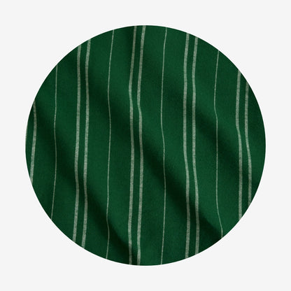 Slytherin Classic Stripe Flannelette Luxe Pajama Set