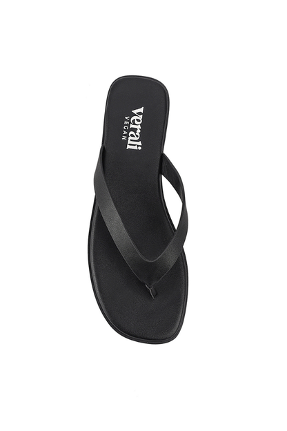 Sascha Casual Thongs - Black