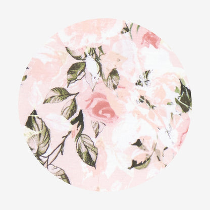 Vintage Pink Rose Headwrap