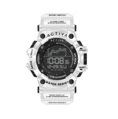 Activa X Invicta Digital Unisex Watch - 50mm, White