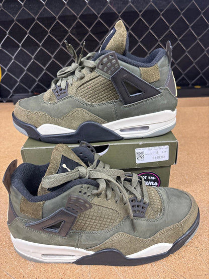 Air Jordan 4 Retro SE 'Craft - Olive' Men 8 - Used