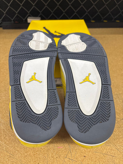 Air Jordan 4 Retro Yellow & Black 'Thunder' 2023 Men 9 Used