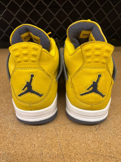 Air Jordan 4 Retro Yellow & Black 'Thunder' 2023 Men 9 Used - Sneakers - Jawns on Fire Sneakers & Shoes