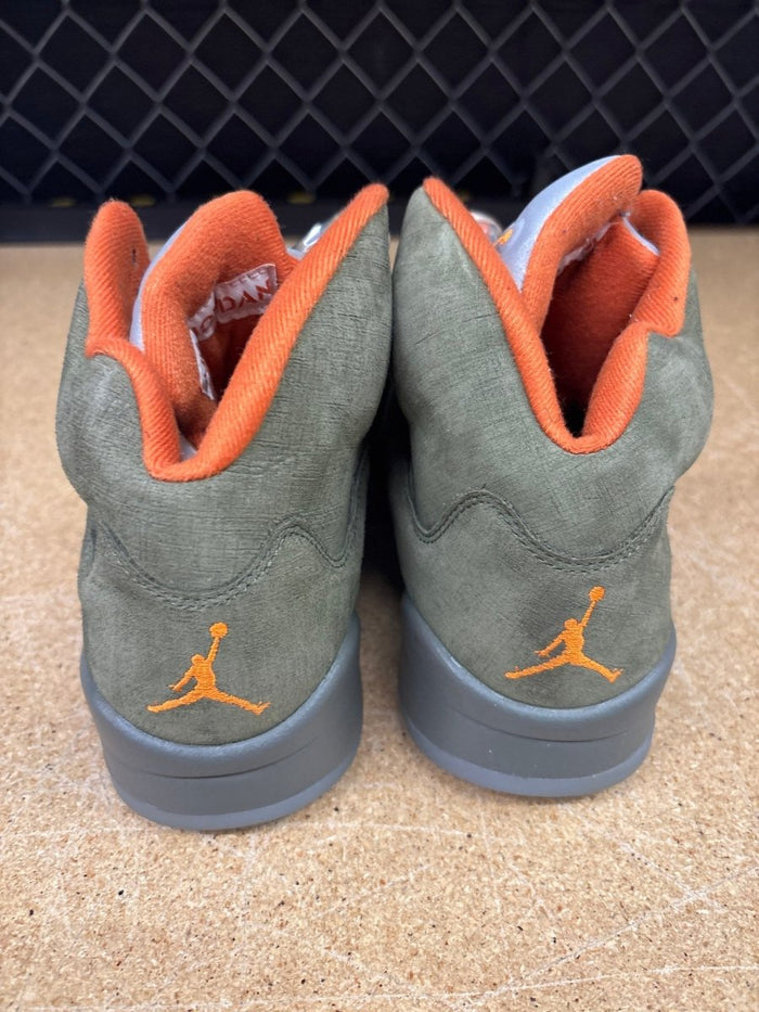 Air Jordan 5 Retro 'Olive' 2024 (Men 9) Used - No Box - Sneakers - Jawns on Fire Sneakers & Shoes